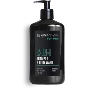 Arganicare - Shampoo 2 in 1 + Gel doccia energizzante Saponi e bagnoschiuma 500 ml unisex