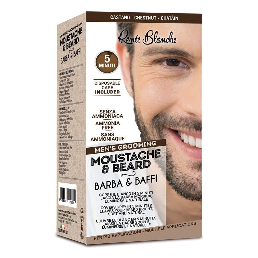 Renée Blanche - MOUSTACHE & BEARD Tinta 100 ml Nero male