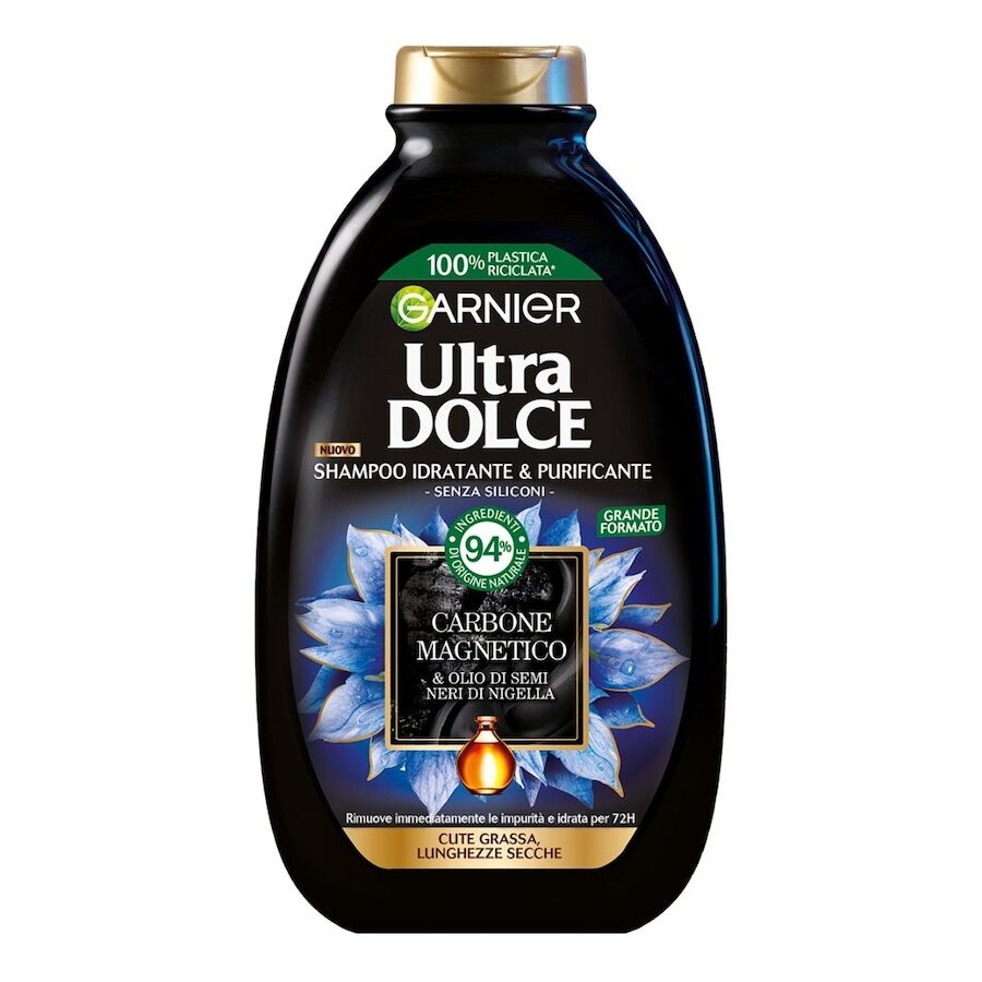GARNIER - Ultra Dolce Carbone Magnetico Shampoo Purificante & Idratante 400 ml unisex