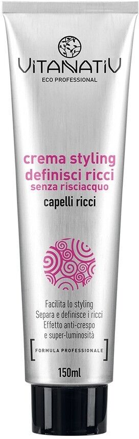 Linea Erre Cosmetics - CREMA STYLING SENZA RISCIACQUO DEFINISCI RICCI Cera 150 ml unisex