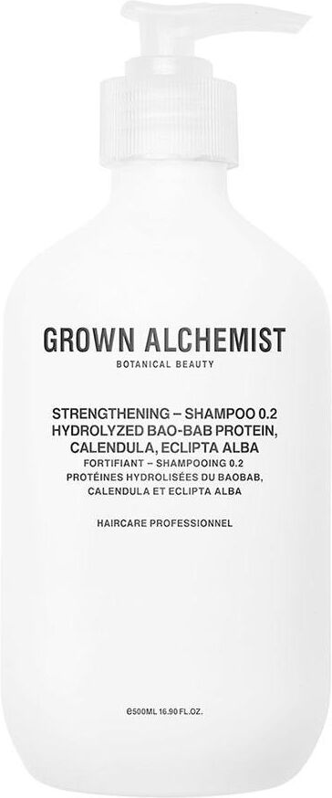 Grown Alchemist - Strengthening Shampoo - Hydrolyzed Bao-Bab Protein, Calendula, Eclipta Alba 500 ml unisex