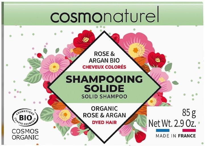 Cosmo Naturel - Solid Shampoo Colored Hair Rose Argan Bio 85 g unisex