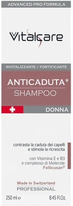 Vitalcare - SWISS SHAMPOO ANTICADUTA DONNA Shampoo 250 ml female