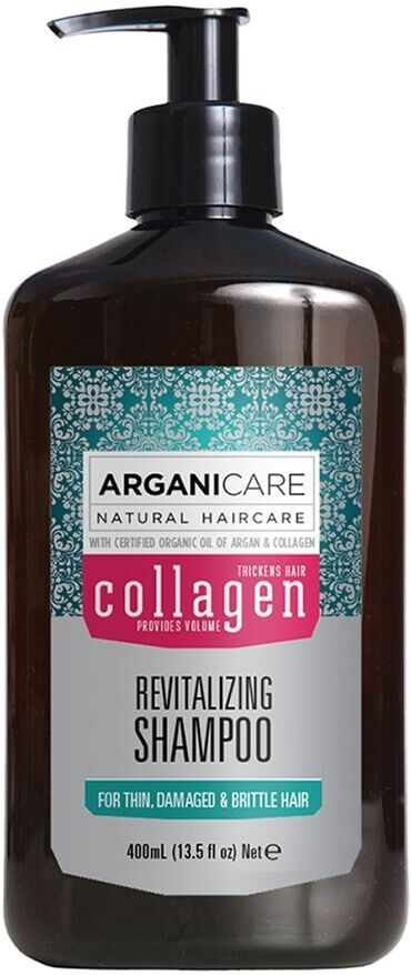 Arganicare - Shampoo Rivitalizzante per capelli sottili, danneggiati e fragili 400 ml unisex