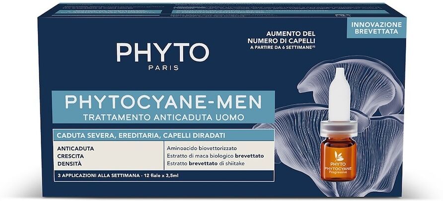 Phyto - cyane Fiale Anti-Caduta Severa Dei Capelli - Uomo Shampoo 42 ml male