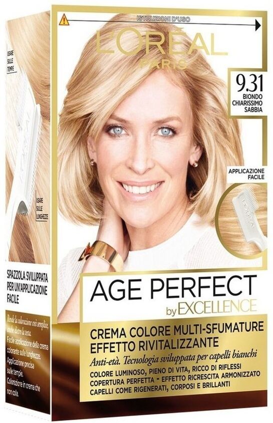 L'Oréal Paris - Excellence Age Perfect, Tinta Capelli Effetto Rivitalizzante, 6.03 Biondo Scuro Caramello 172 ml Nude female