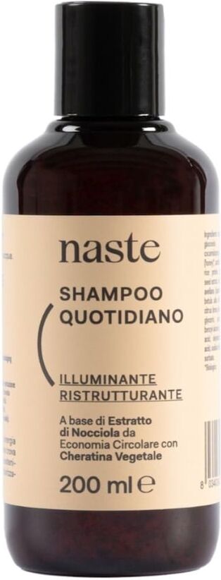 naste - shampoo quotidiano ristrutturante illuminante Shampoo 200 ml unisex