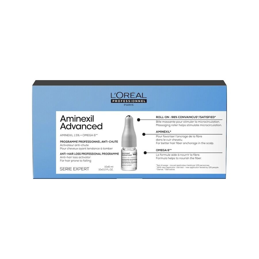L’Oréal Professionnel - Scalp Advanced Aminexil Fiale contro la caduta dei capelli 10x6ml Trattamenti e maschere per cuoio capelluto 60 ml unisex