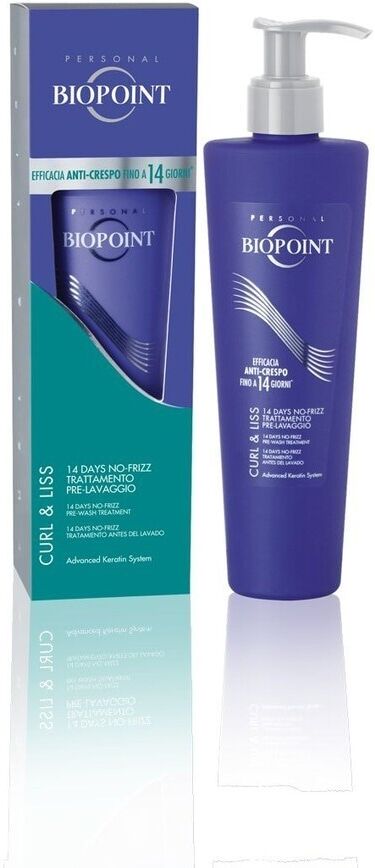 Biopoint - Curl+Liss No Frizz PRE-SHAMPOO 14 DAYS NO - FRIZZ Shampoo 200 ml unisex