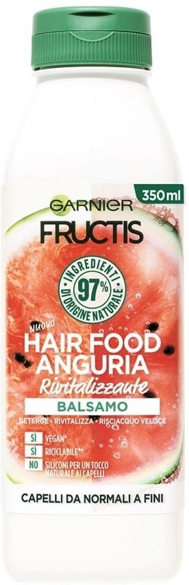 GARNIER - Fructis Hair Food Arricchito con Anguria Balsamo 350 ml unisex