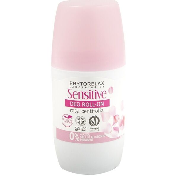 phytorelax - deo natural & vegan sensitive deo roll-on delicato deodoranti 50 ml female