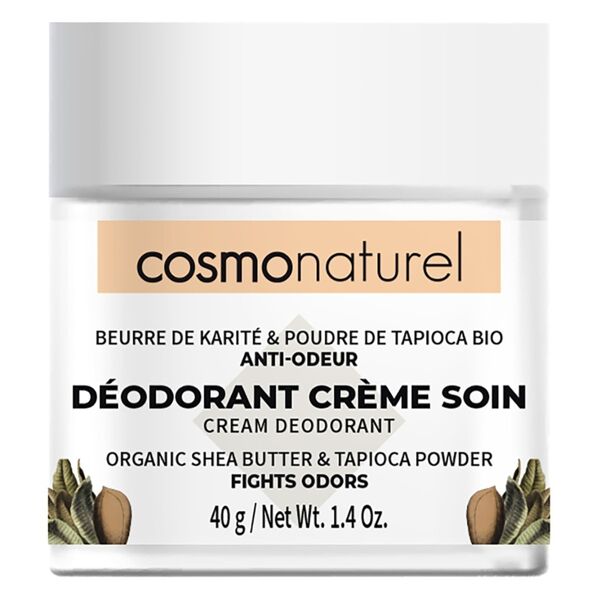 cosmo naturel - deodorant cream shea butter tapioca deodoranti 40 g unisex
