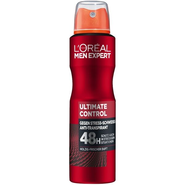 l´oréal men expert - deo spray ultimate control 48h deodoranti 150 ml male