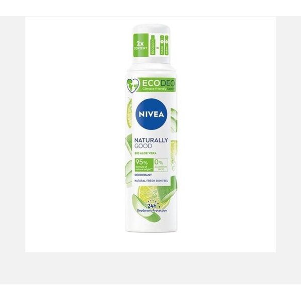 nivea -  eco deo naturally good aloe vera deodoranti 125 ml female