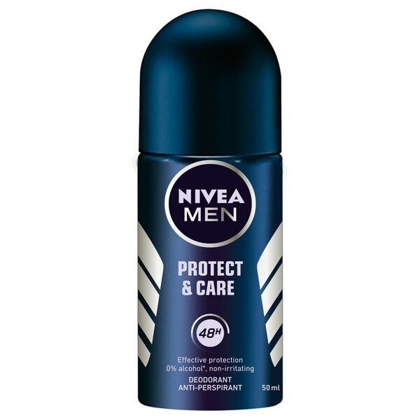 nivea -  men protect & care deodorante roll-on creme corpo 50 ml male