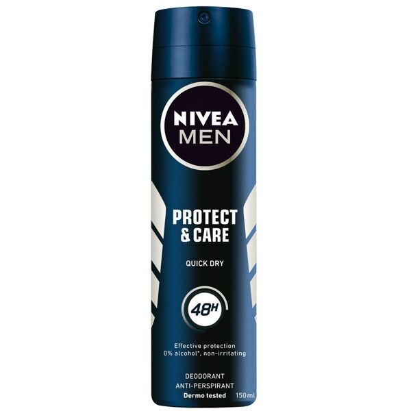 nivea -  men protect & care deodorante spray creme corpo 150 ml male