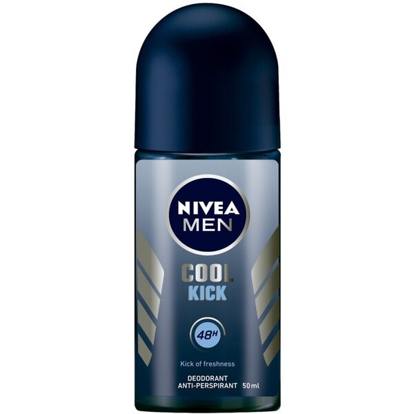 nivea -  cool kick deodorante roll-on creme corpo 50 ml male