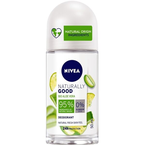 nivea -  naturally good aloe vera deodorante roll-on deodoranti 50 ml female