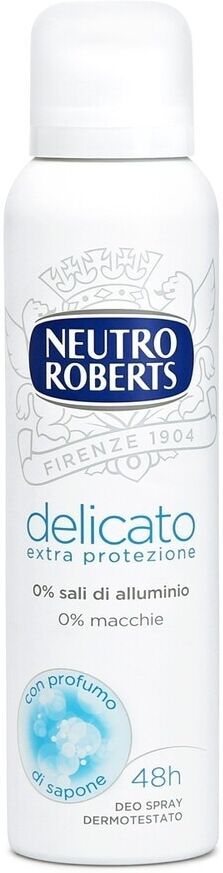 neutro roberts -  deo spray delicato extra protezione deodoranti 150 ml unisex