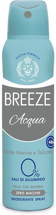 breeze - deo spray acqua deodoranti 150 ml unisex