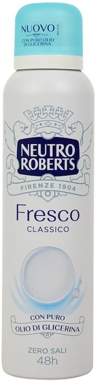 neutro roberts - deodorante fresco classico spray deodoranti 150 ml unisex