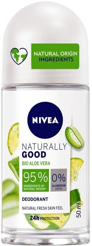 nivea -  naturally good aloe vera deodorante roll-on deodoranti 50 ml female