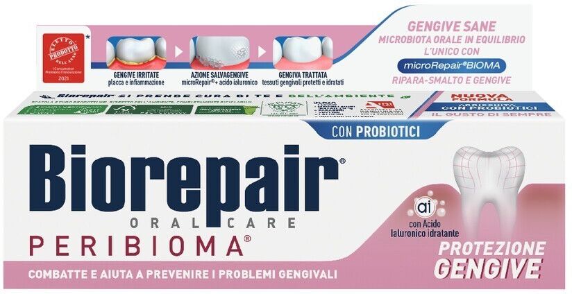 biorepair - peribioma protezione gengive dentifricio 75 ml unisex