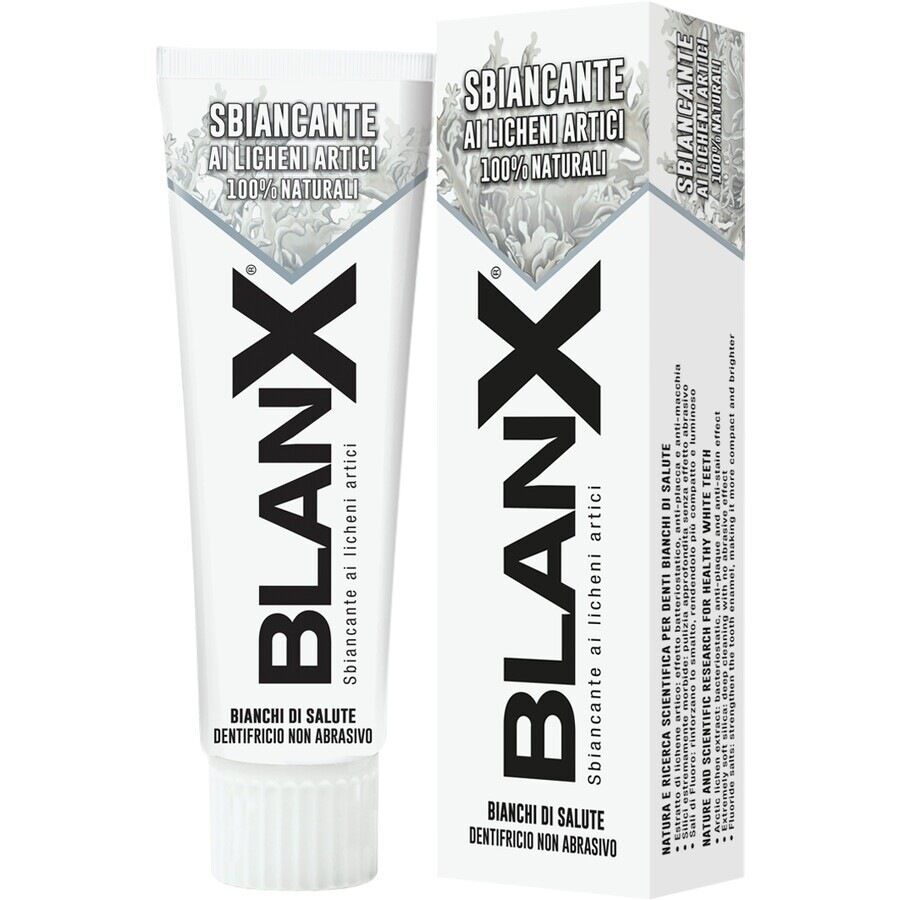 BlanX - Dentifricio Sbiancante ai Licheni Artici 100% naturali 75 ml unisex