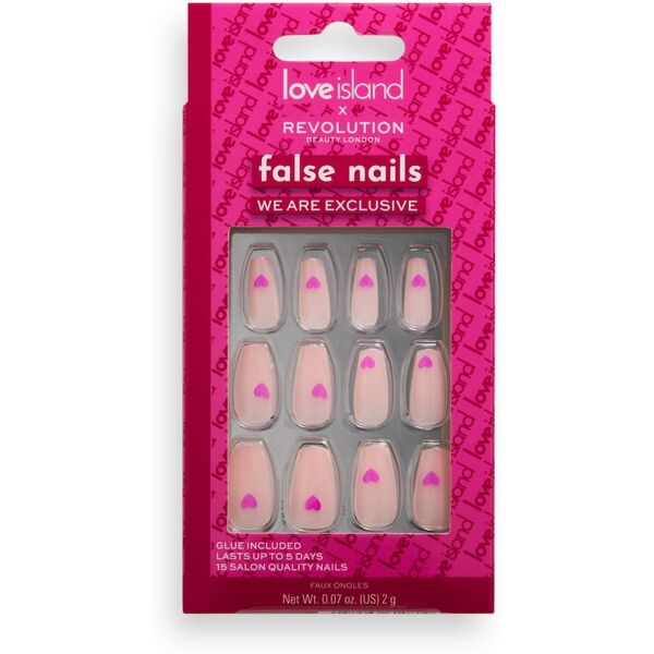 revolution - love island false nails we are exclusive unghie finte 40 g female