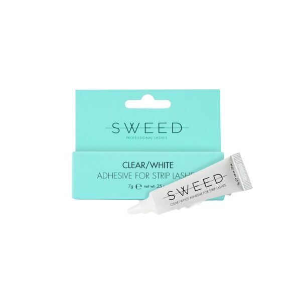 sweed - adhesive for strip lashes clear/white ciglia finte 15 g unisex