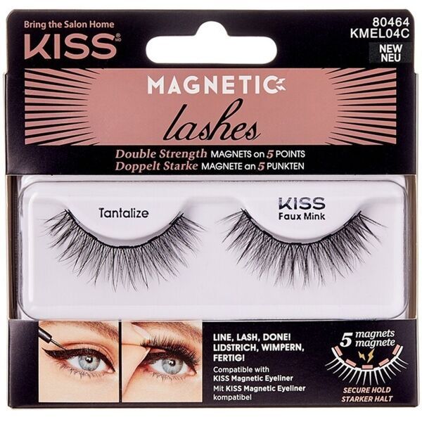 kiss - magnetic lashes tantalize ciglia finte 18 g female