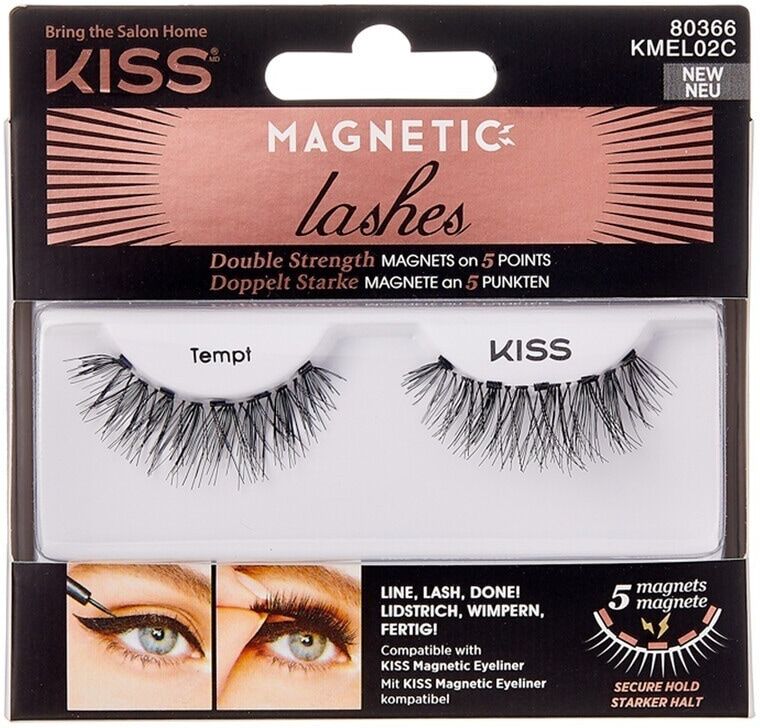 kiss - magnetic lashes tempt ciglia finte 18 g female