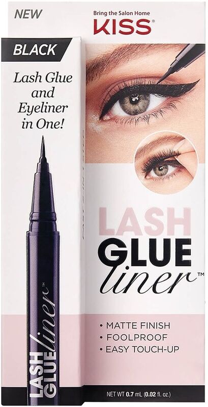 kiss - lash glue liner black ciglia finte 90 g unisex