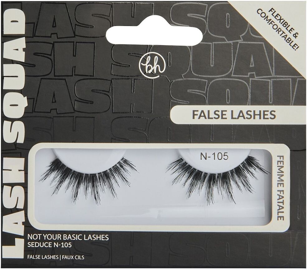 bh cosmetics - femme fatale (volumizing) - not your basic lashes - seduce ciglia finte 20 g unisex