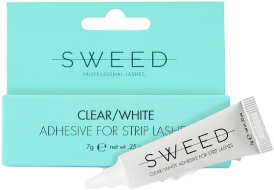 sweed - adhesive for strip lashes clear/white ciglia finte 15 g unisex