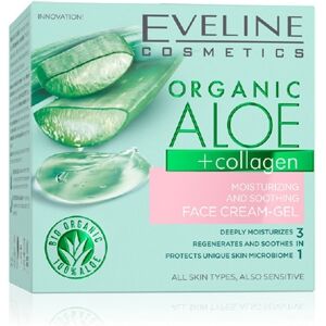 Eveline Comsetics - ORGANIC ALOE+COLLAGEN MOISTURIZING AND SOOTHING CREAM Body Lotion 50 ml unisex