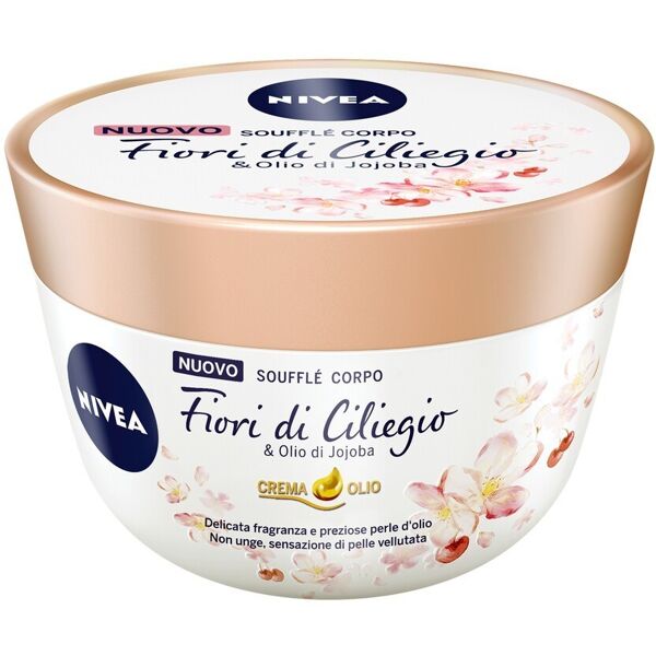 nivea -  soufflé corpo fiori di ciliegio & olio di jojoba body lotion 200 ml unisex