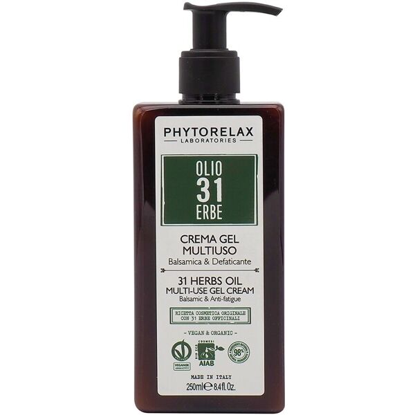 phytorelax - olio 31 erbe crema gel multiuso defaticante body lotion 250 ml unisex