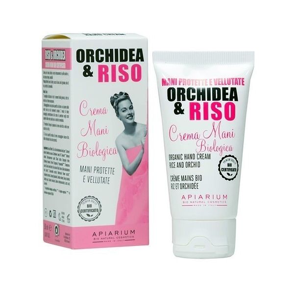 apiarium - crema mani bio riso e orchidea creme mani 50 ml female