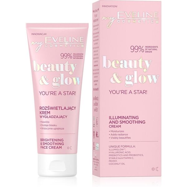 eveline comsetics - beauty&glow you're a star! cream body lotion 75 ml unisex