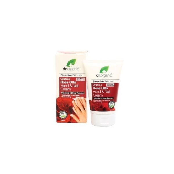 dr. organic - rose otto hand & nail cream creme mani 125 ml female