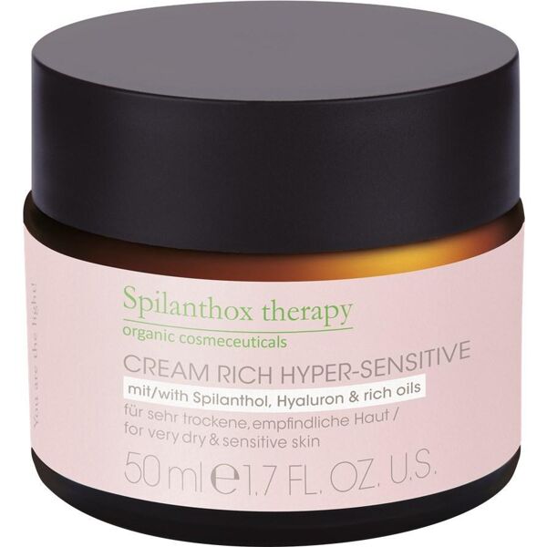 spilanthox - cream rich hyper-sensitive crema antirughe 50 ml unisex