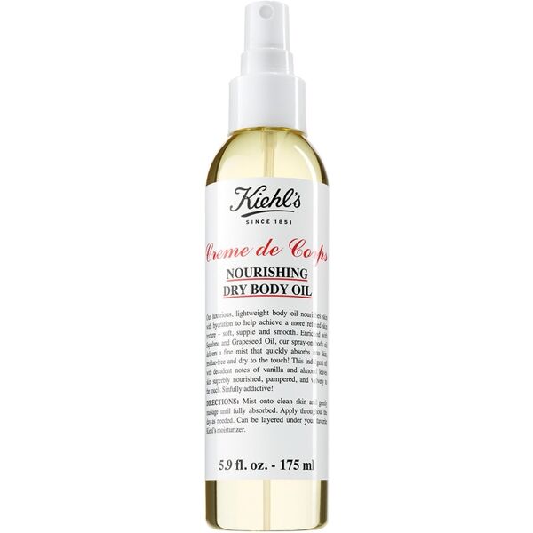 kiehl's - creme de corps nourishing dry body oil body lotion 175 ml unisex