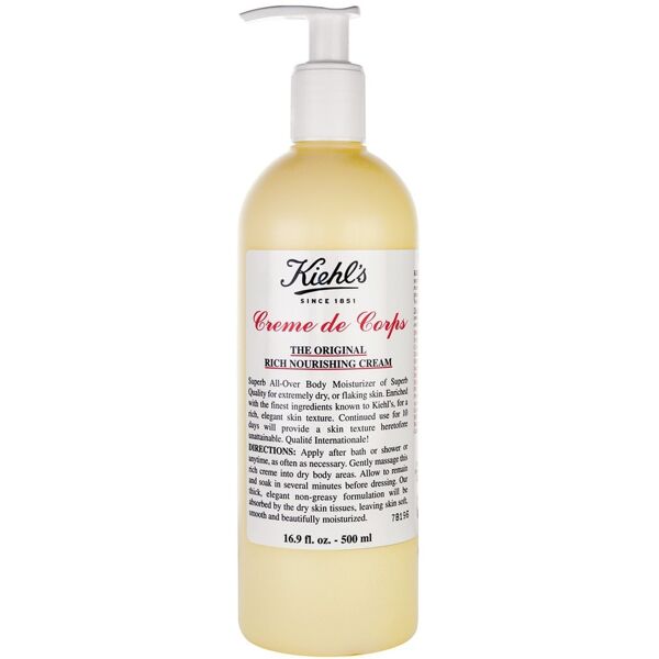 kiehl's - travel size creme de corps body lotion 500 ml unisex