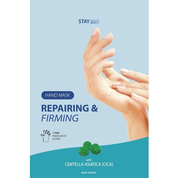 stay well - repairing & firming hand mask cica maschere mani e guanti idratanti 30 g unisex