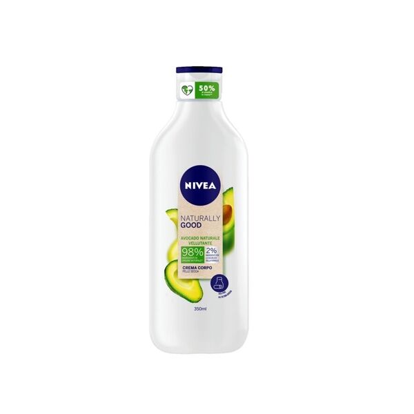 nivea -  naturally good crema corpo vellutante- avocado naturale body lotion 350 ml unisex