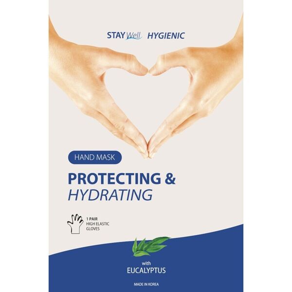 stay well - protecting & hydrating hand mask eucalyptus maschere mani e guanti idratanti 30 g unisex