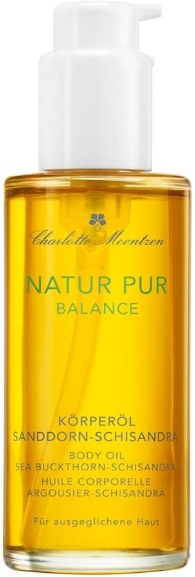 charlotte meentzen - natur pur balance olivello spinoso schisandra olivello spinoso - schisandra oli corpo 95 ml female