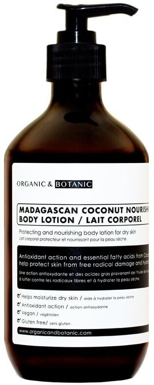 organic & botanic - ob lozione per il corpo al cocco del madagascar body lotion 500 ml unisex