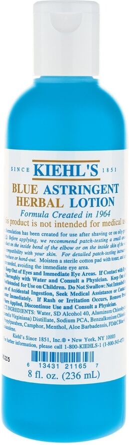 kiehl's - blue astringent herbal lotion tonico viso 250 ml unisex